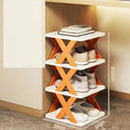 Foldable Shoe Rack – MULTICOLOR Space-Saving Footwear Organizer