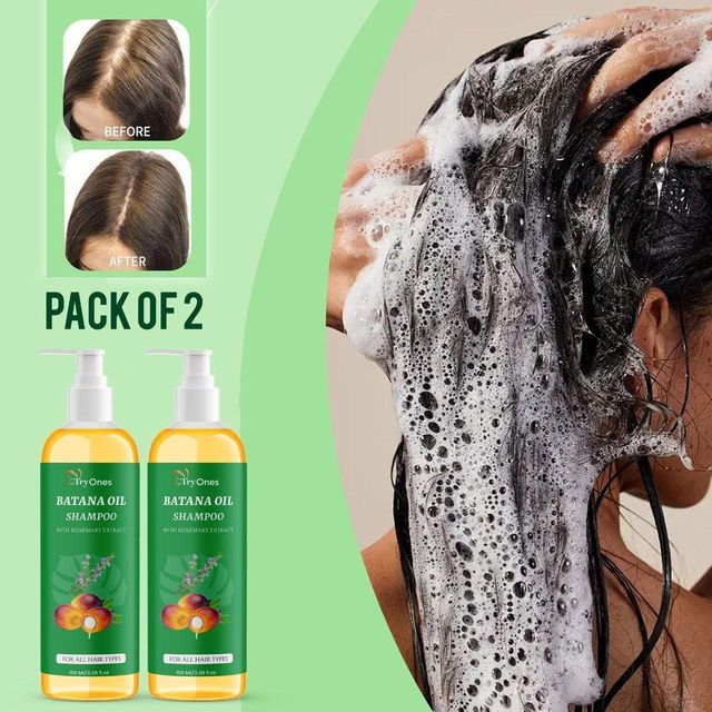 Batana Oil Hair Shampoo – Pack of 2 (Intense Nourishment)