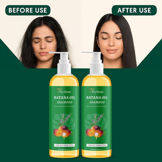 Batana Oil Hair Shampoo – Pack of 2 (Intense Nourishment)