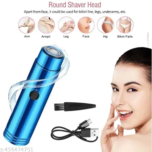 Mini Electric Shaver for Men & Women – Pocket Size, Waterproof, USB Rechargeable