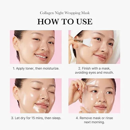 SS Medicube Collagen Overnight Wrapping Peel-Off Facial Mask – Pack of 1