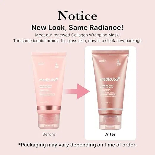SS Medicube Collagen Overnight Wrapping Peel-Off Facial Mask – Pack of 1