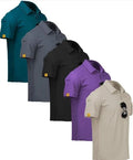 Pack of 5 Men’s Premium Polo T-Shirts – Comfortable Casual Wear Combo