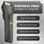 “Premium All-in-1 Men’s Trimmer – Face, Body & Private Care | Fast Charge, 120min Runtime | Metal Body, 1-Year Warranty (Black)”