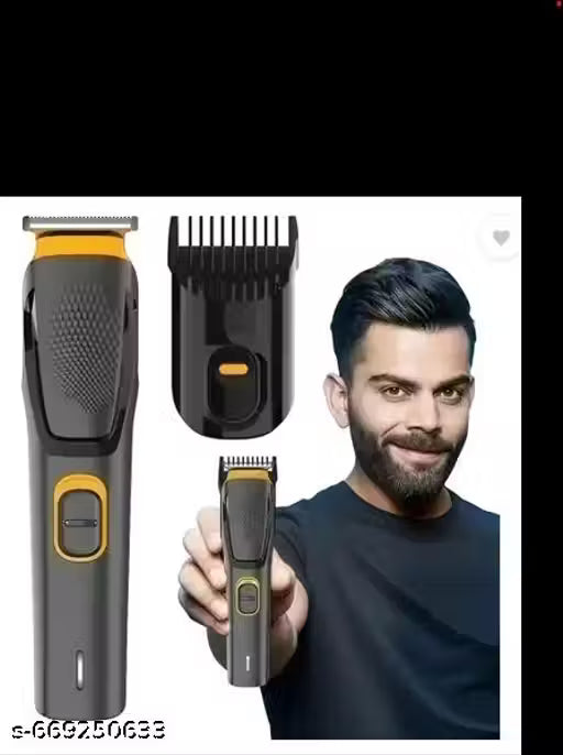 “Premium All-in-1 Men’s Trimmer – Face, Body & Private Care | Fast Charge, 120min Runtime | Metal Body, 1-Year Warranty (Black)”